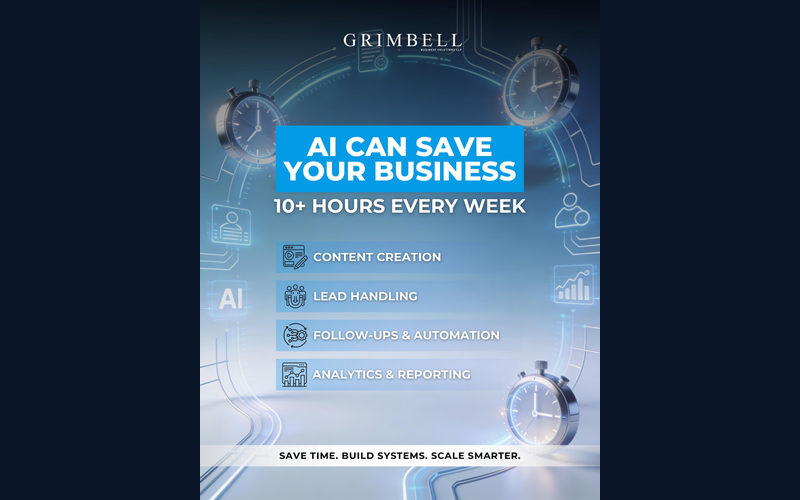 AI business solutions strategy India Grimbell