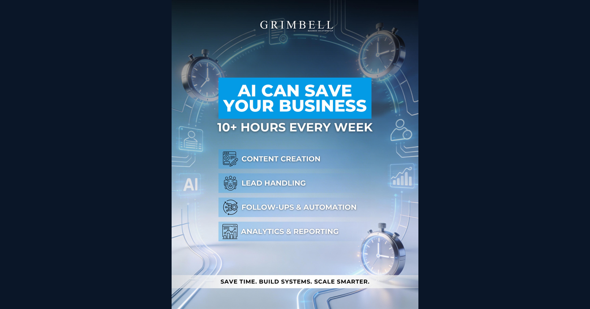 AI business solutions strategy India Grimbell