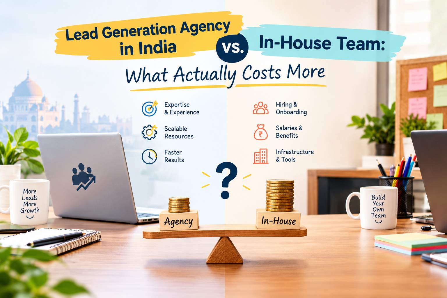 Lead generation agency in India vs in-house team